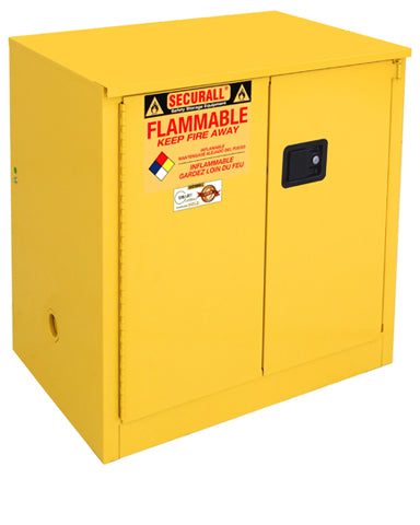 Securall A231 30 gallon Flammable Storage Cabinet with Sliding Doors - Government Lab Enterprises