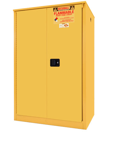 Securall A290 90 gallon Flammable Storage Cabinet with Sliding Doors - Government Lab Enterprises