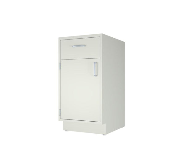 CLP 18" wide Standing Height Metal Base Cabinet with 1 drawer/1 door, LHS (22" Deep x 35" Tall)