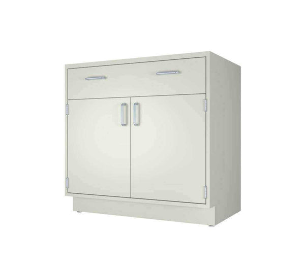 CLP 36" wide Standing Height Metal Base Cabinet with 1 drawer/2 doors (22" Deep x 35" Tall)