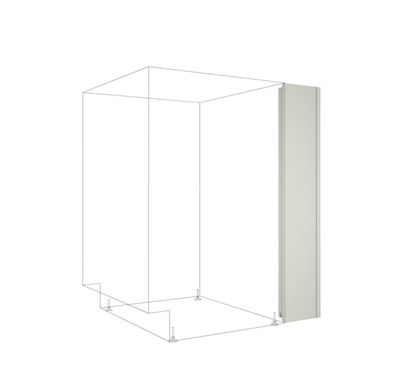 CLP Rear Filler Panel, 7″W x 35″H for Metal Lab Standing-Height Cabinet