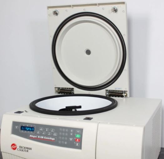 Beckman Coulter Allegra X-12R refrigerated benchtop centrifuge with SX4750 rotor 208V