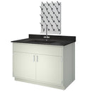 48" wide Metal Laboratory 15x18 Sink Cabinet Package