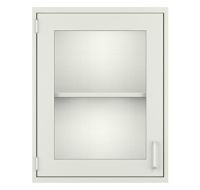 CLP 24" Wide x 13"Deep x 31" Tall Wall Cabinet with framed glass hinged door (left side)
