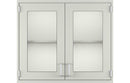 CLP 36" Wide x 13"Deep x 31" Tall Wall Cabinet with framed glass hinged door