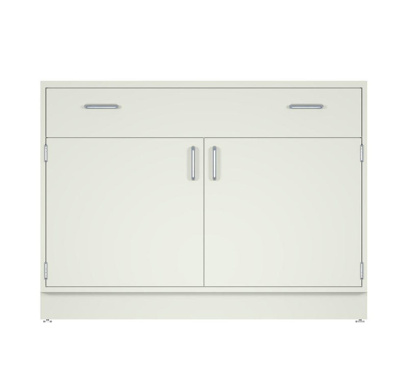 CLP 48" wide Standing Height Metal Base Cabinet with 1 drawer/2 doors (22" Deep x 35" Tall)