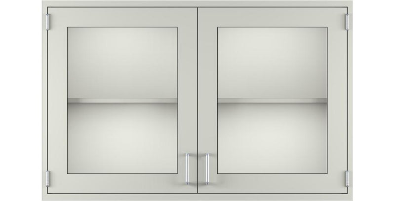 CLP 48" Wide x 13"Deep x 31" Tall Wall Cabinet with framed glass hinged door