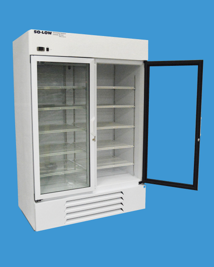 So-Low DH4-49GD Lab Pharmacy Refrigerator with Glass Double Door 49 cu. ft. 115V - Government Lab Enterprises