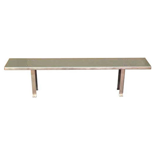 Stainless Steel Sitting/Locker Bench  (72"W x 12"D x 18"H)