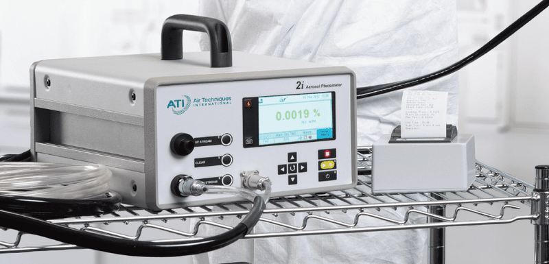 Hepa Integrity Testing Filter integrity testing of HEPA filters in Preowned Biosafety Cabinet
