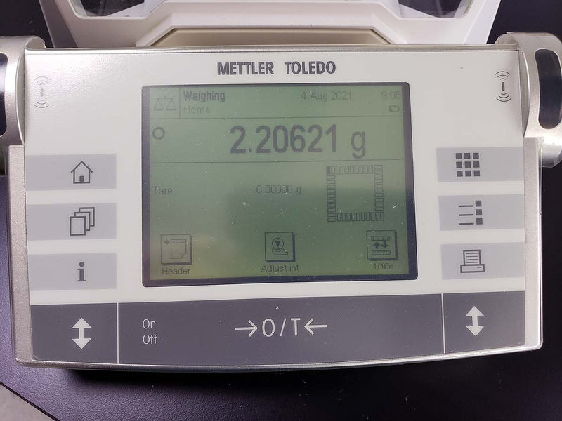 Mettler Toledo AX205DR Delta Range Analytical Semi-Micro Balance (220g x 0.01mg/0.1mg)