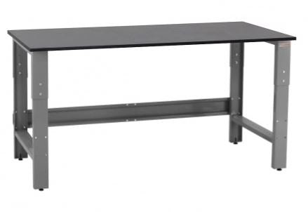 Lab table 5 foot light duty with phenolic resin countertop (36"D x 60"L x 36"H) --adjustable height