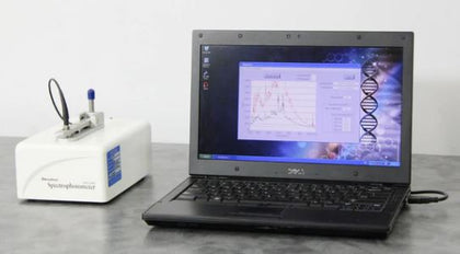 Thermo Scientific NanoDrop 1000 Nano UV-Vis Spectrophotometer with laptop and software