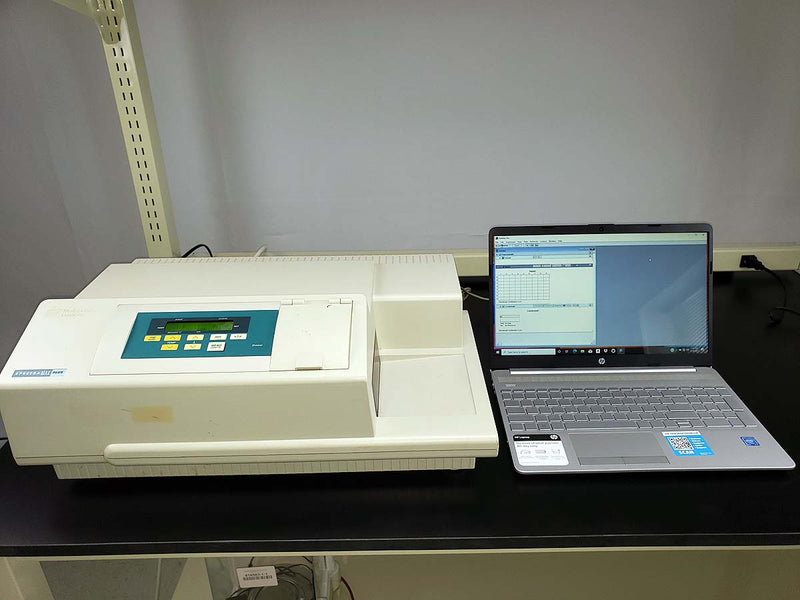 Molecular Devices SpectraMax Plus Microplate reader with laptop and warranty (Pre-owned)