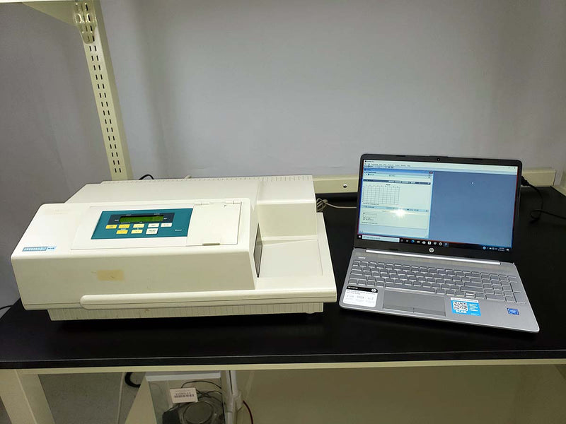 Molecular Devices SpectraMax Plus Microplate reader with laptop and warranty (Pre-owned)