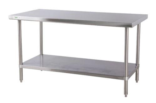 Stainless steel lab table:  60" x 30" 16 Ga. with undershelf (NEW)