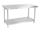 Stainless steel lab table:  72" x 30" 14 Ga. with undershelf (NEW)