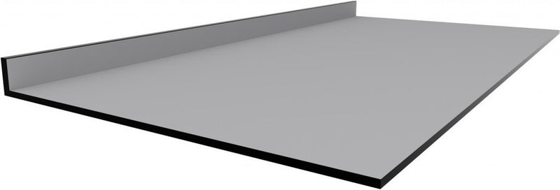 Trespa TopLabPLUS Phenolic Resin Countertop with Backsplash for Lab Bench (3/4-inch thick, Color: Black) - Government Lab Enterprises