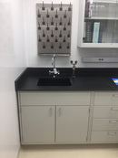 36" wide Metal Laboratory Sink Cabinet Package - Government Lab Enterprises
