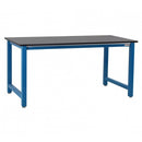 6 foot lab table with phenolic resin top 72" L x 30" W x 36" H