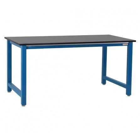 6 foot lab table with phenolic resin top 72" L x 30" W x 36" H