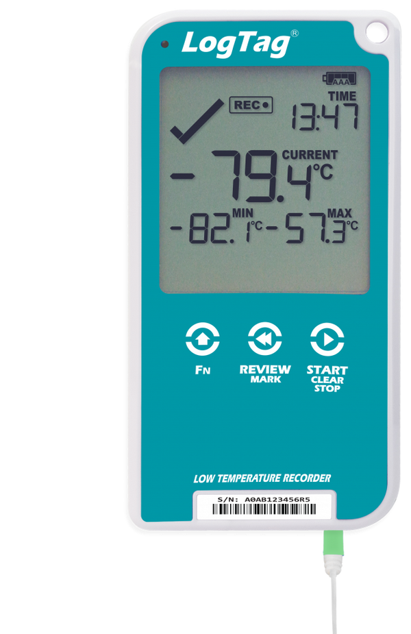 Logtag UTREL30-16 30 Day Low Temperature Logger with Display